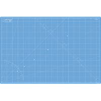 Base de Corte Autocicatricante Patchwork A1 90x60cm y 36x24in 5 Capas con Cuadrícula- para Costura y Manualidades (Azul)